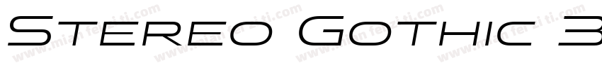 Stereo Gothic 350字体转换